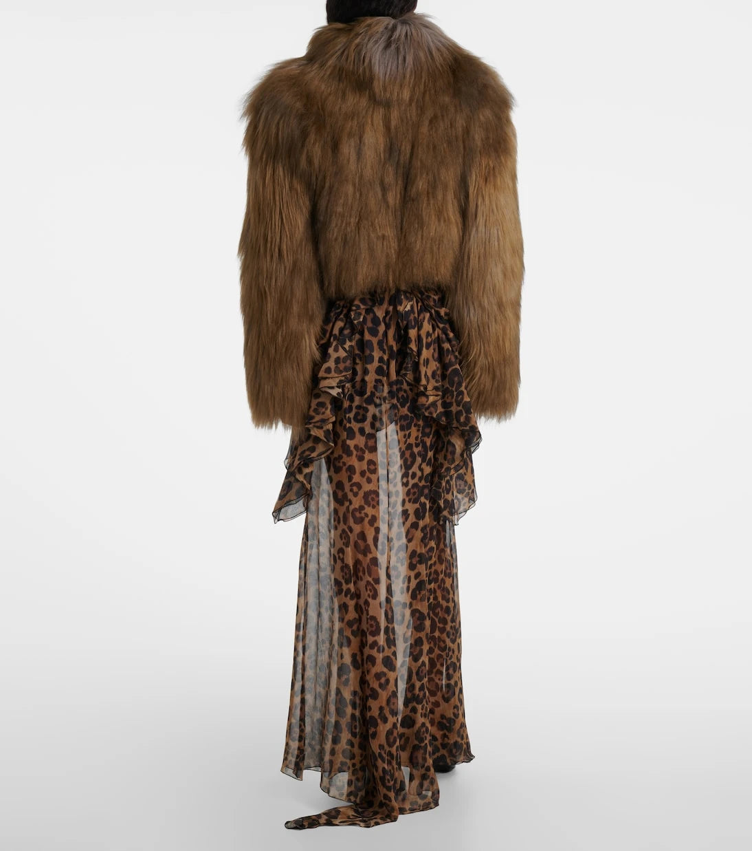 Blumarine - Kısa kesim shearling ceket