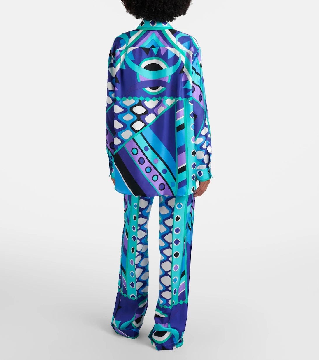 Pucci - Vivara silk wide-leg pants