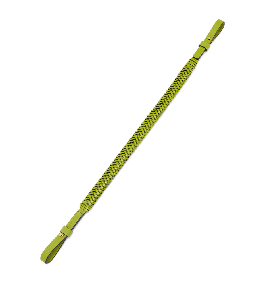 Green Leather Short Arrow Bag Strap