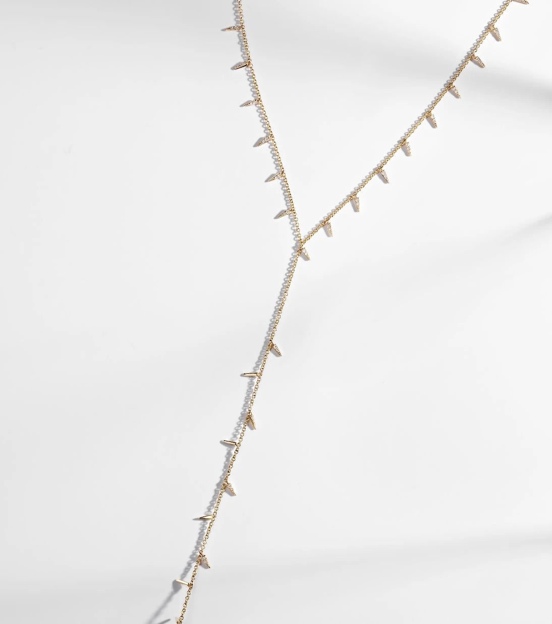 Sydney Evan - 14kt gold necklace with diamonds
