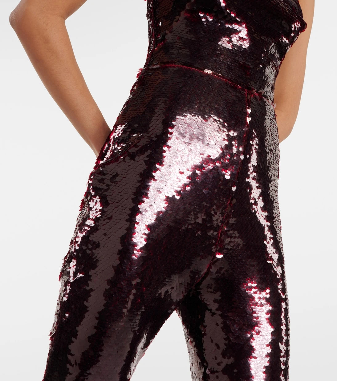 Safiyaa - Myrine sequined strapless jumpsuit