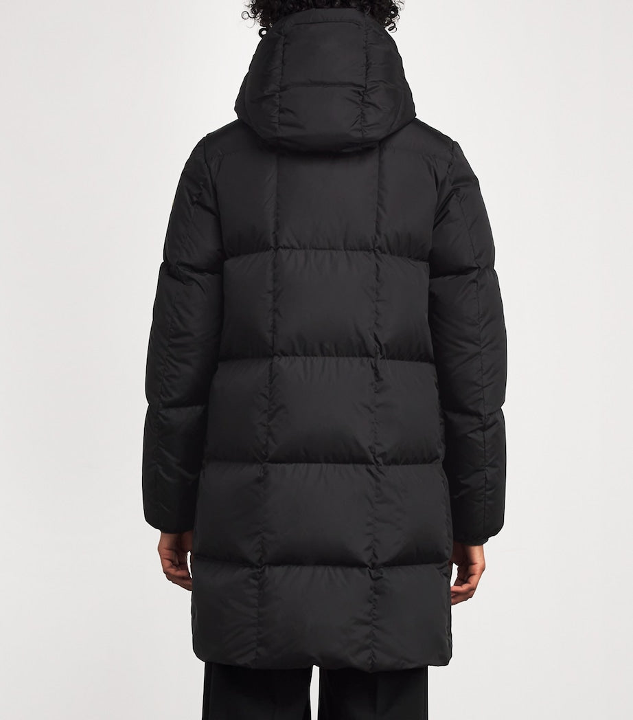 Moncler Black Down Litte Long Coat