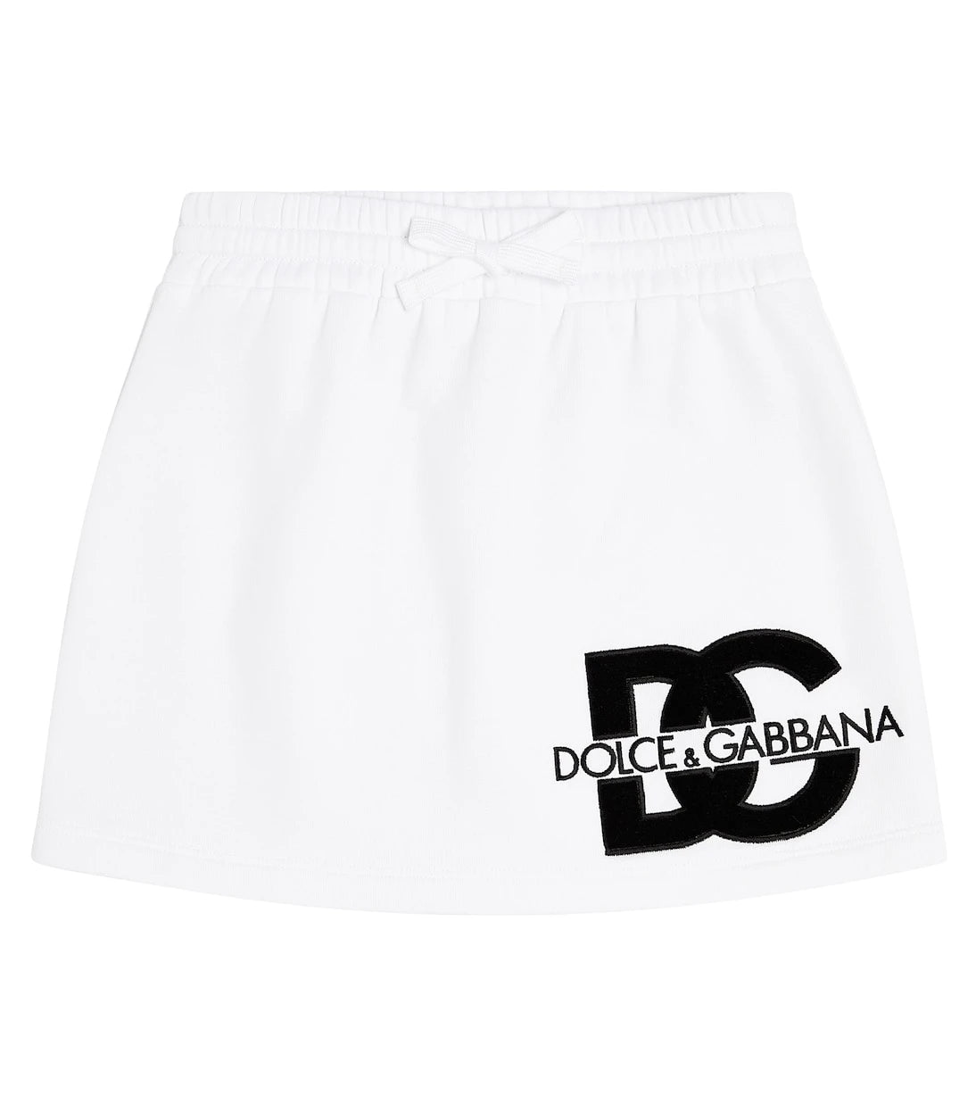 Dolce&Gabbana Kids - Logo cotton jersey skirt