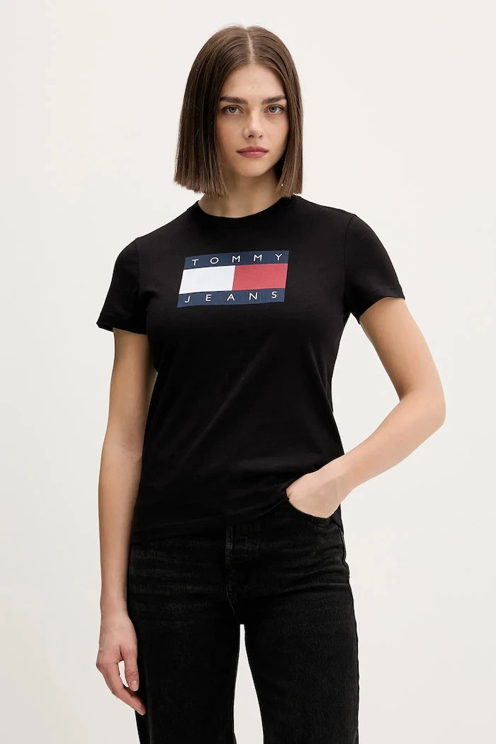 Tommy Jeans тениска дамска от памук