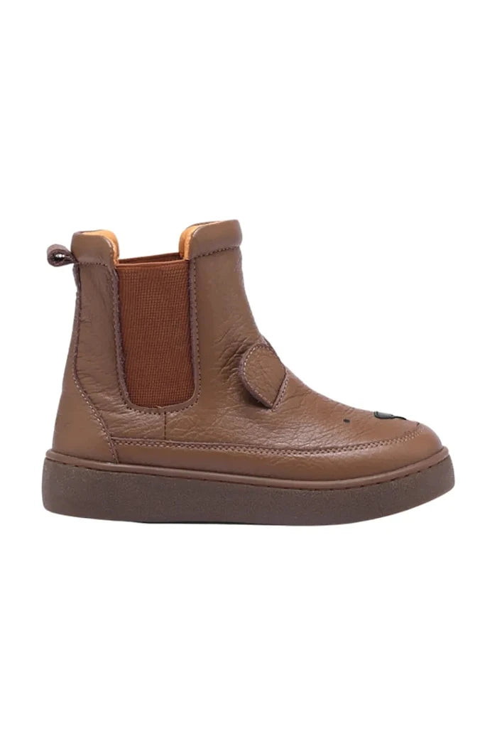 Donsje Thuru Classic Boots Bear Çocuk Deri Kışlık Botlar