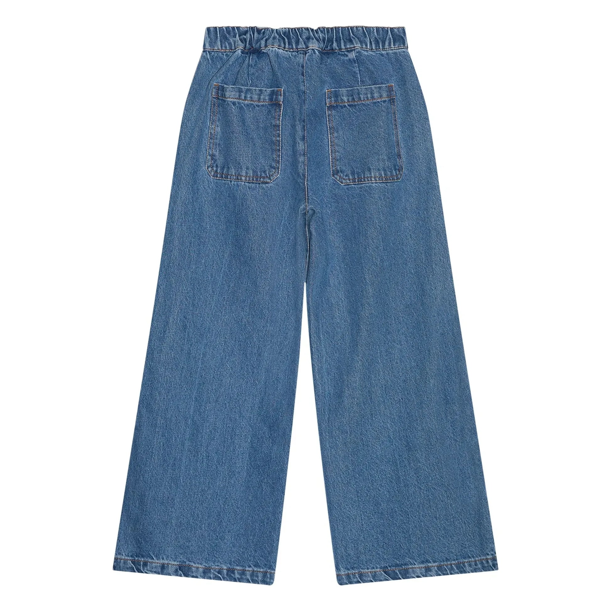 Smallable Kid - Jean Large Paloma | Denim blue