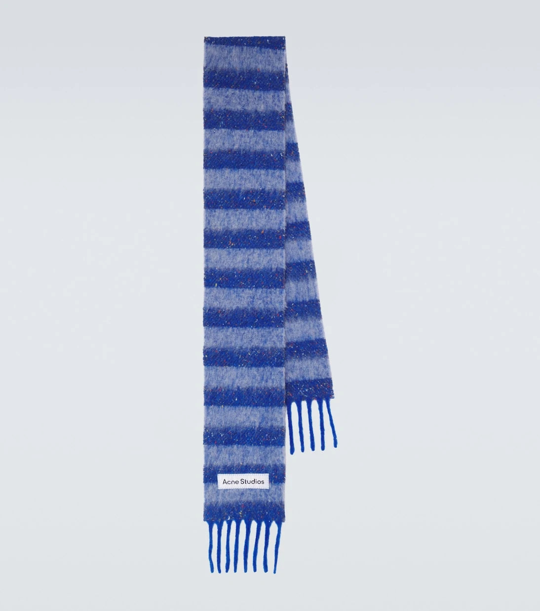 Acne Studios - Striped logo alpaca-blend scarf