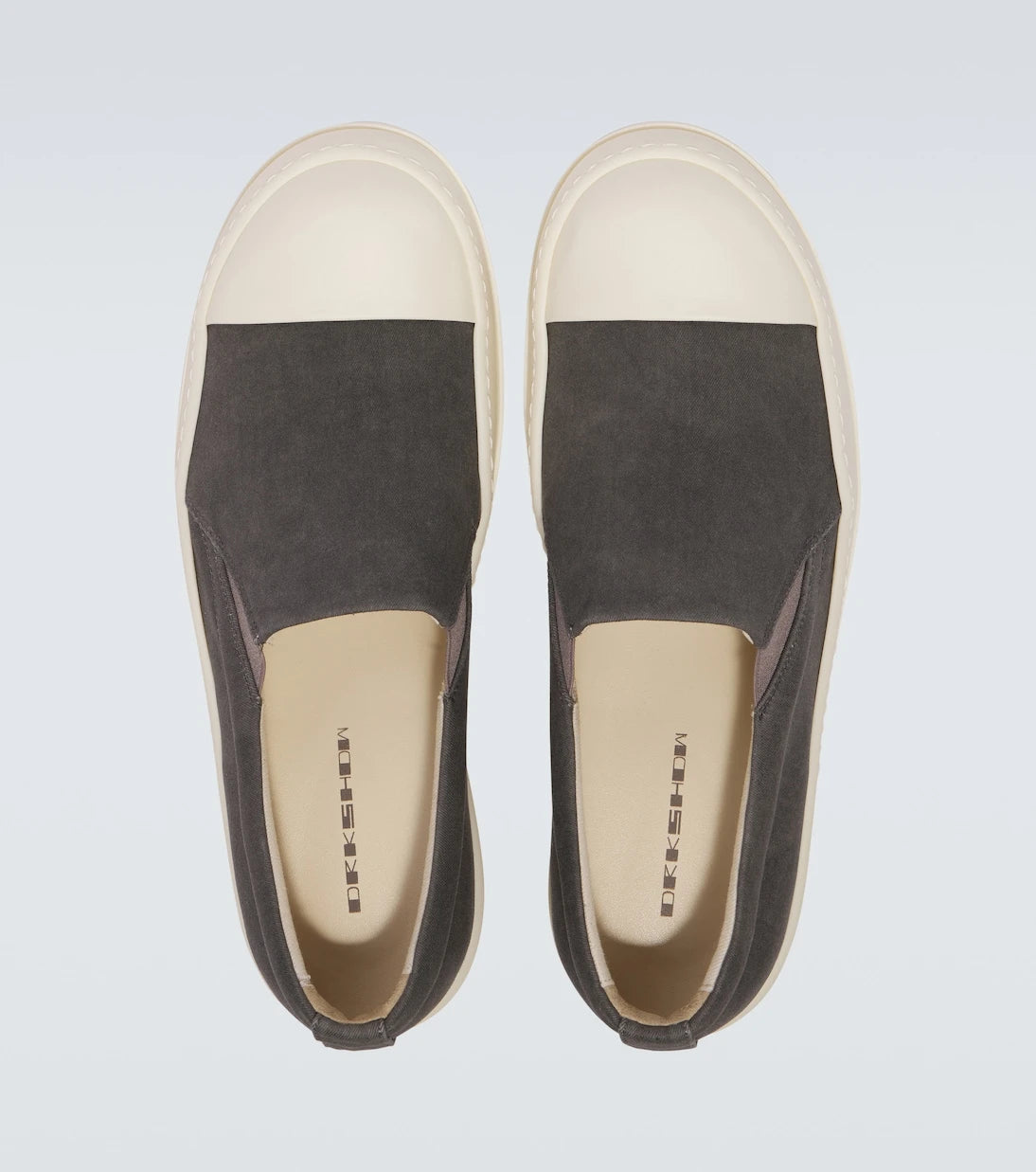 Rick Owens - Boat denim slip-on sneakers