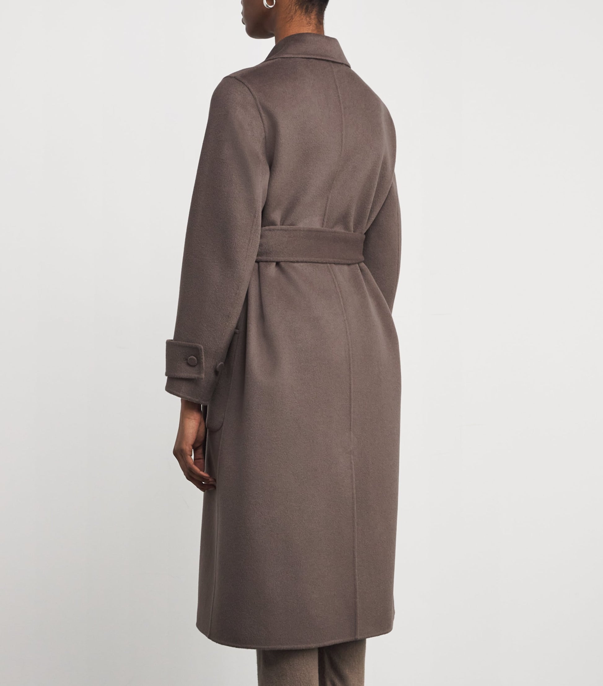 Joseph Brown Wool-Cashmere Arline Coat