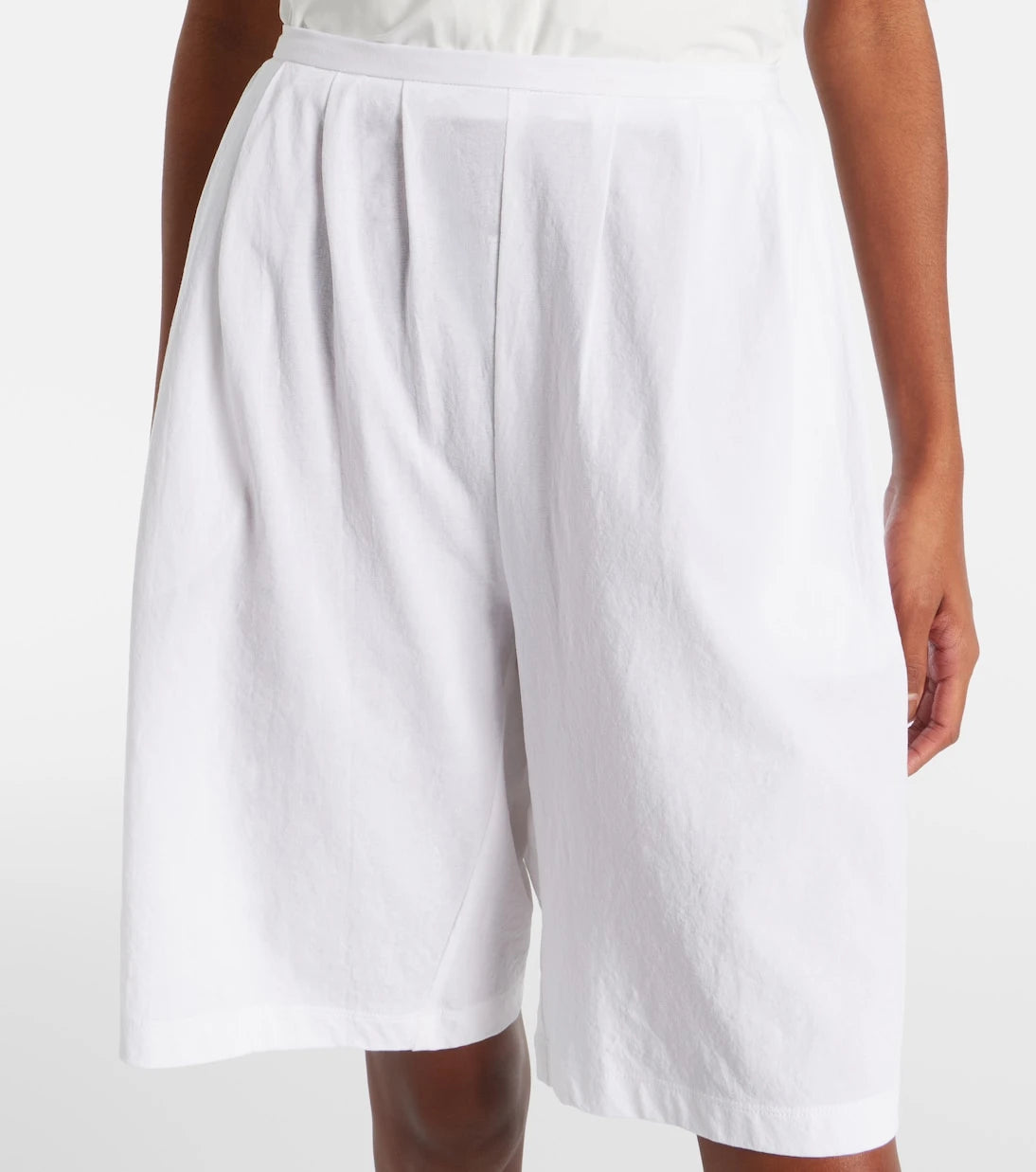 Khaite - Poppy cotton Bermuda shorts