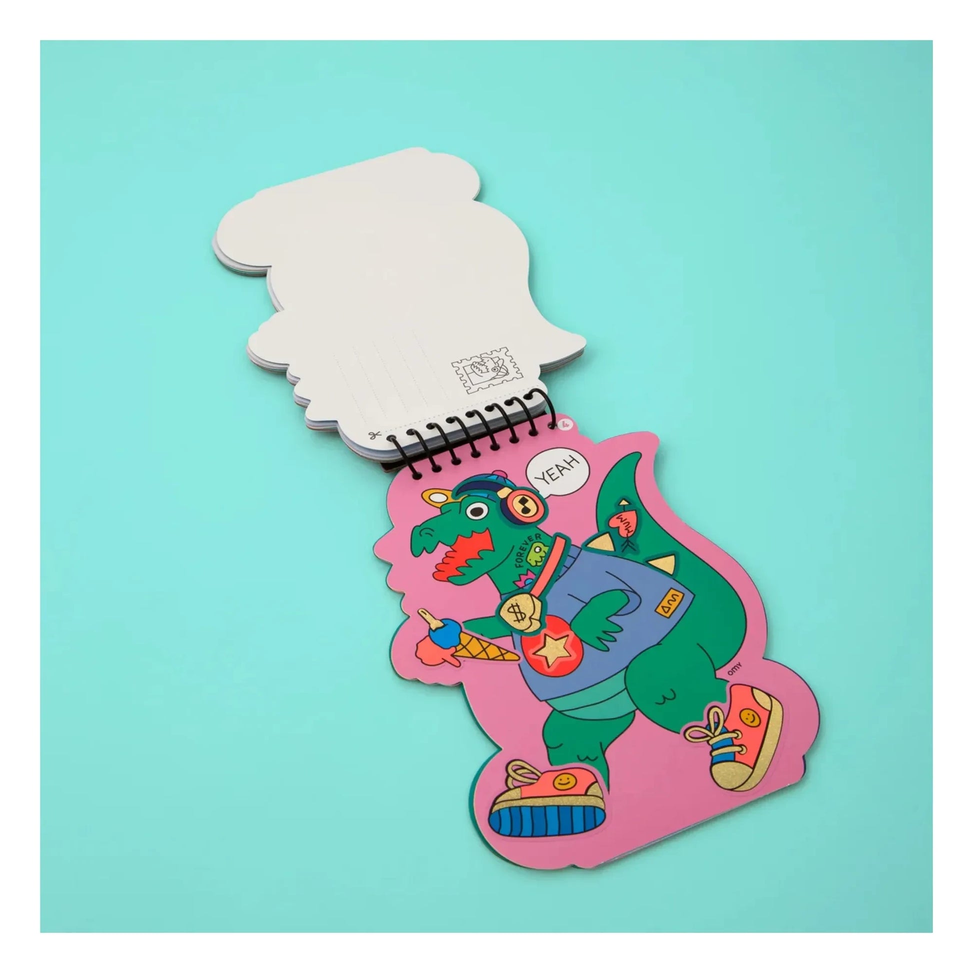 Omy - Dino sticker activity book