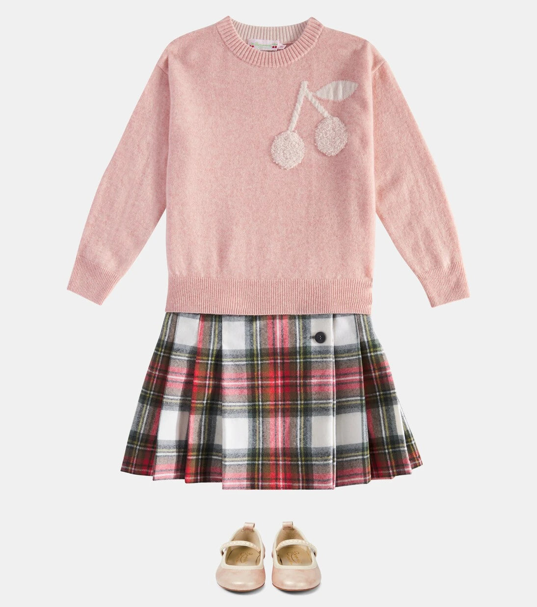 Bonpoint - Talissa checked wool skirt