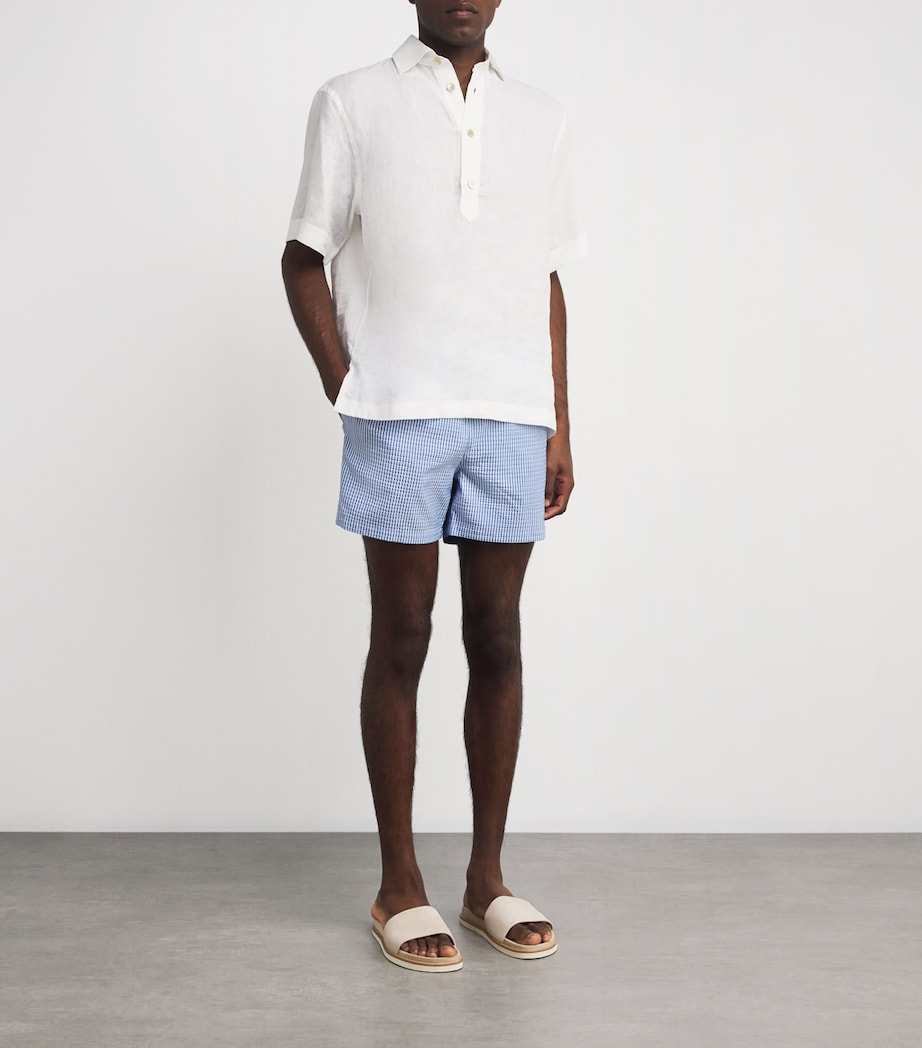 Seersucker Amalfi Swim Shorts