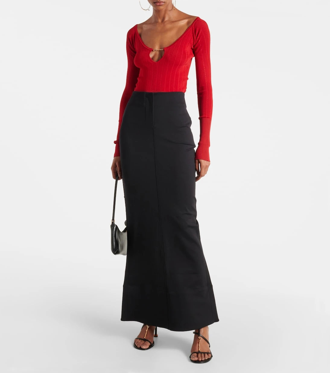 Jacquemus - La jupe Escala knitted maxi skirt