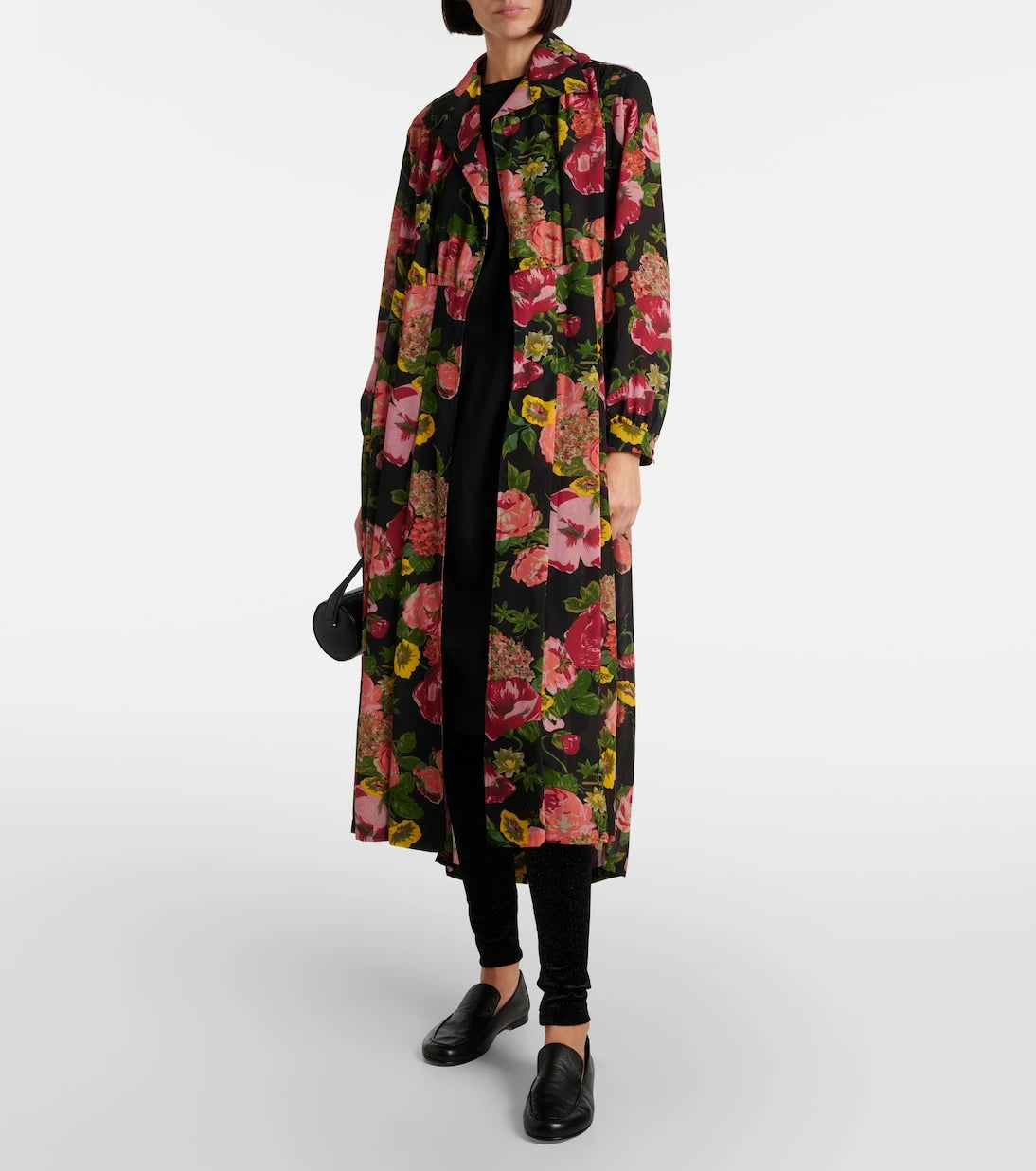 Junya Watanabe - Georgette and jersey midi dress