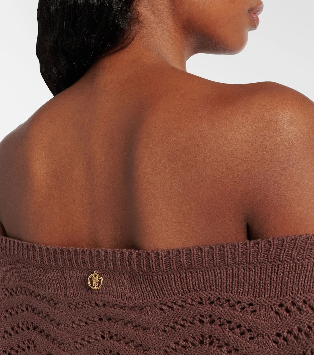 Bananhot - Helena crochet cotton-blend crop top