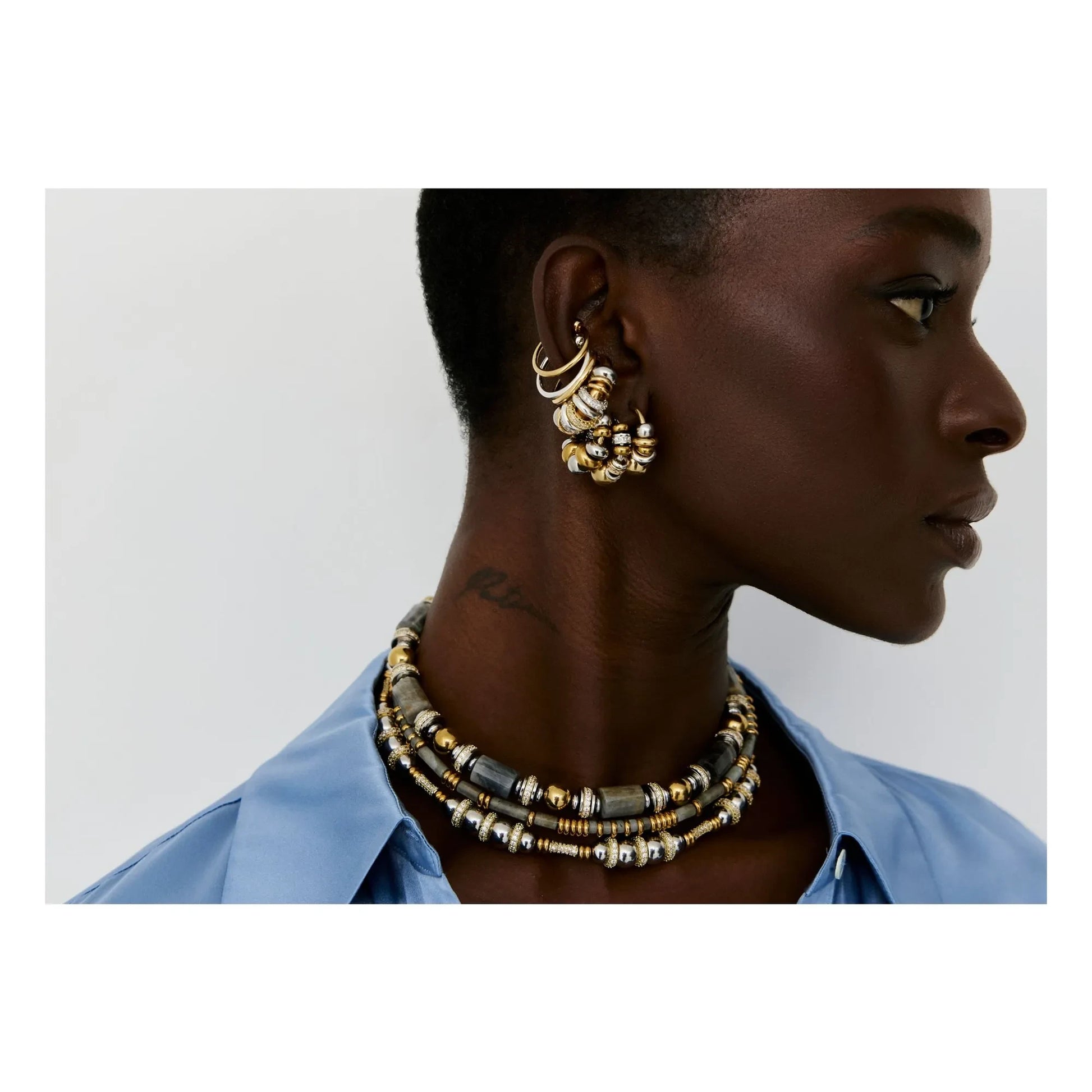 Sigal - Athena necklace | Grey