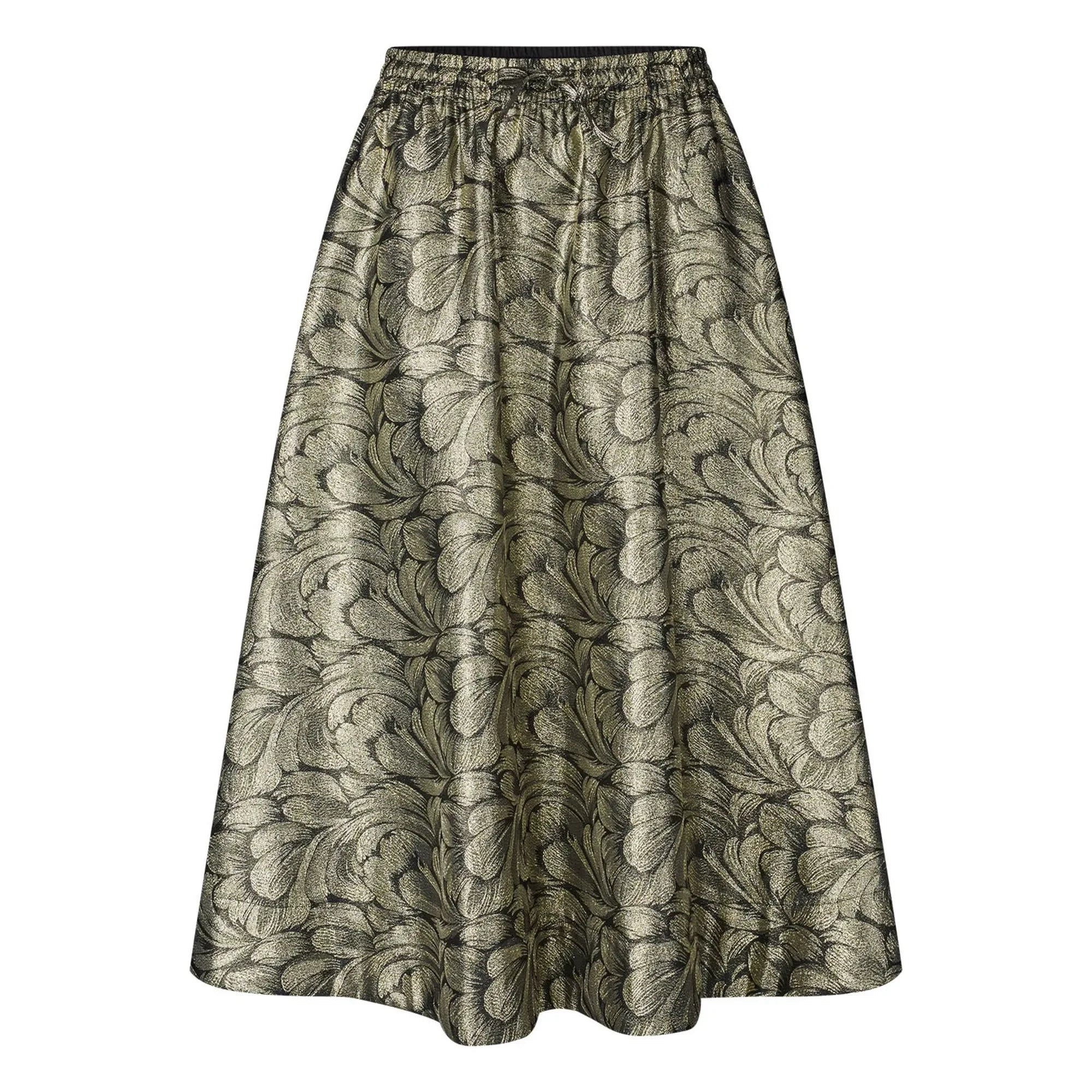 Lollys Laundry - Catalina Metallic Skirt | Silver