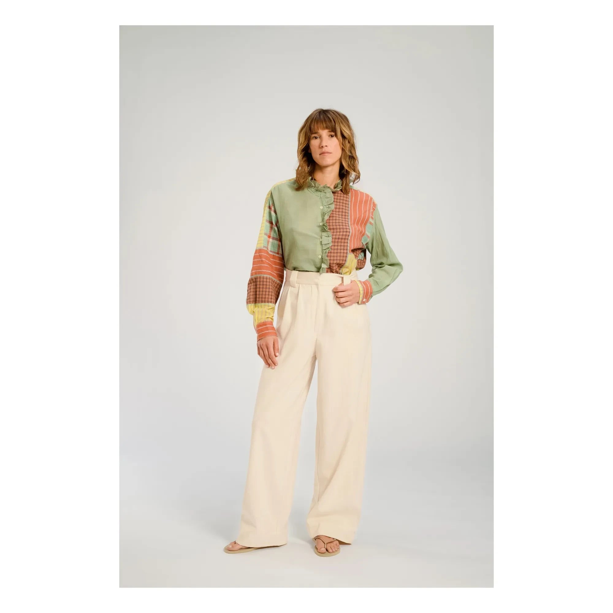 Virginie de Vinster - Udaipur blouse | Green