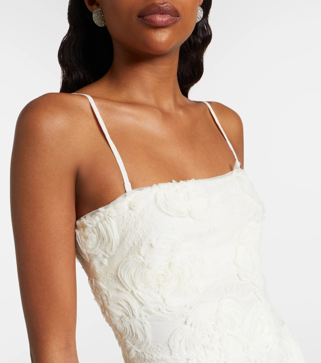 Rotate - Floral mesh gown