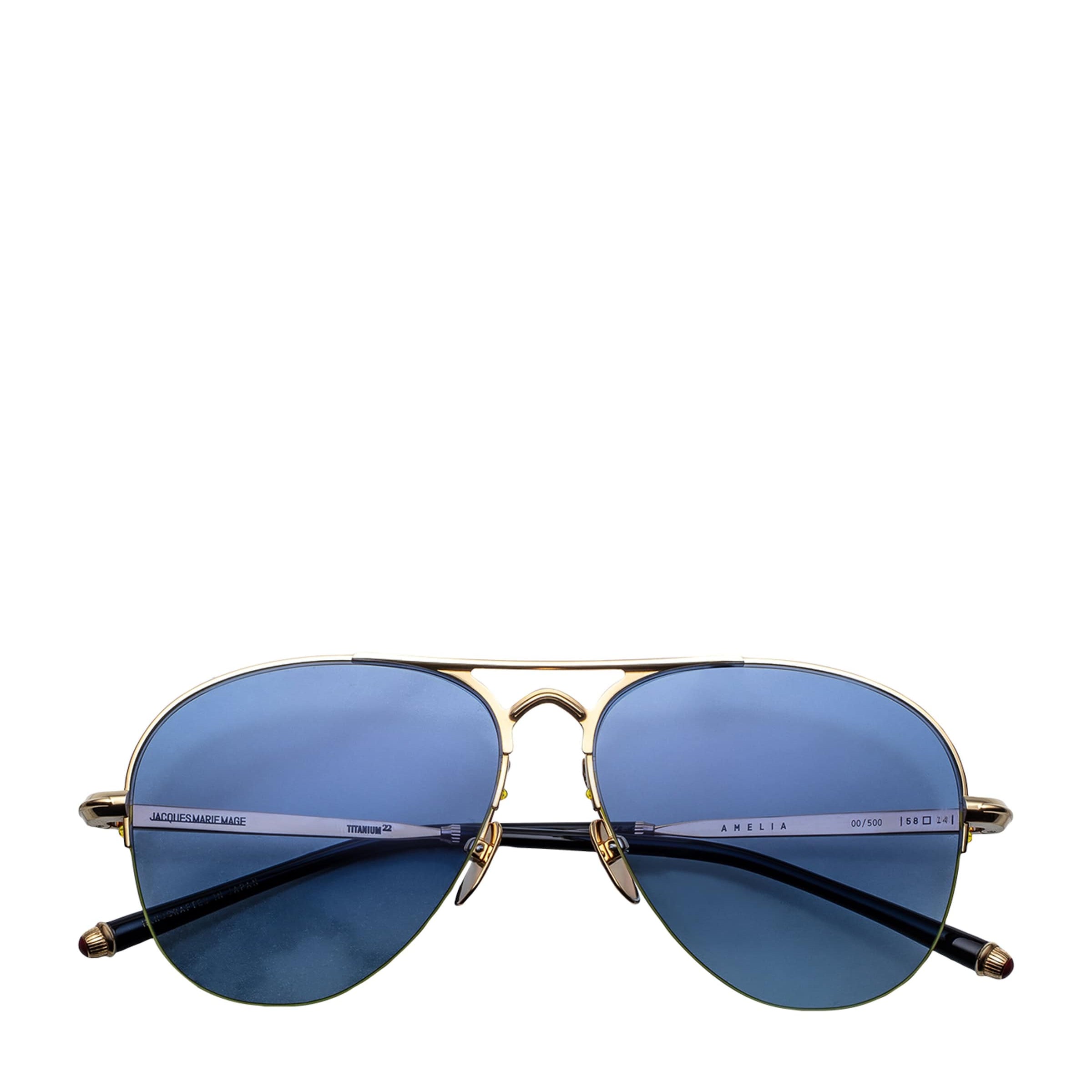 Metal Amelia Aviator Sunglasses
