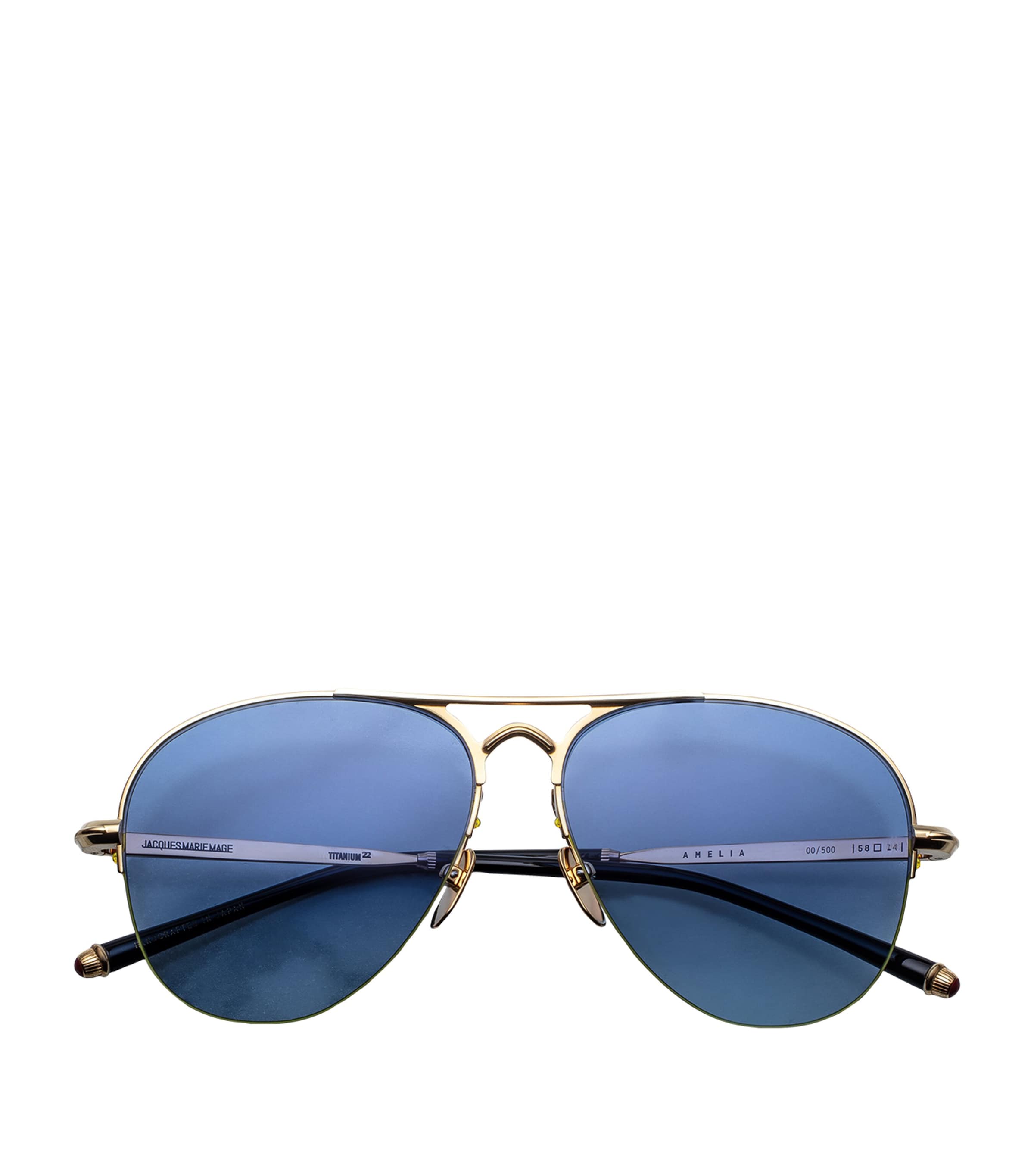 Metal Amelia Aviator Sunglasses