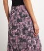 Tory Burch Multi Silk Pleated Midi Skirt