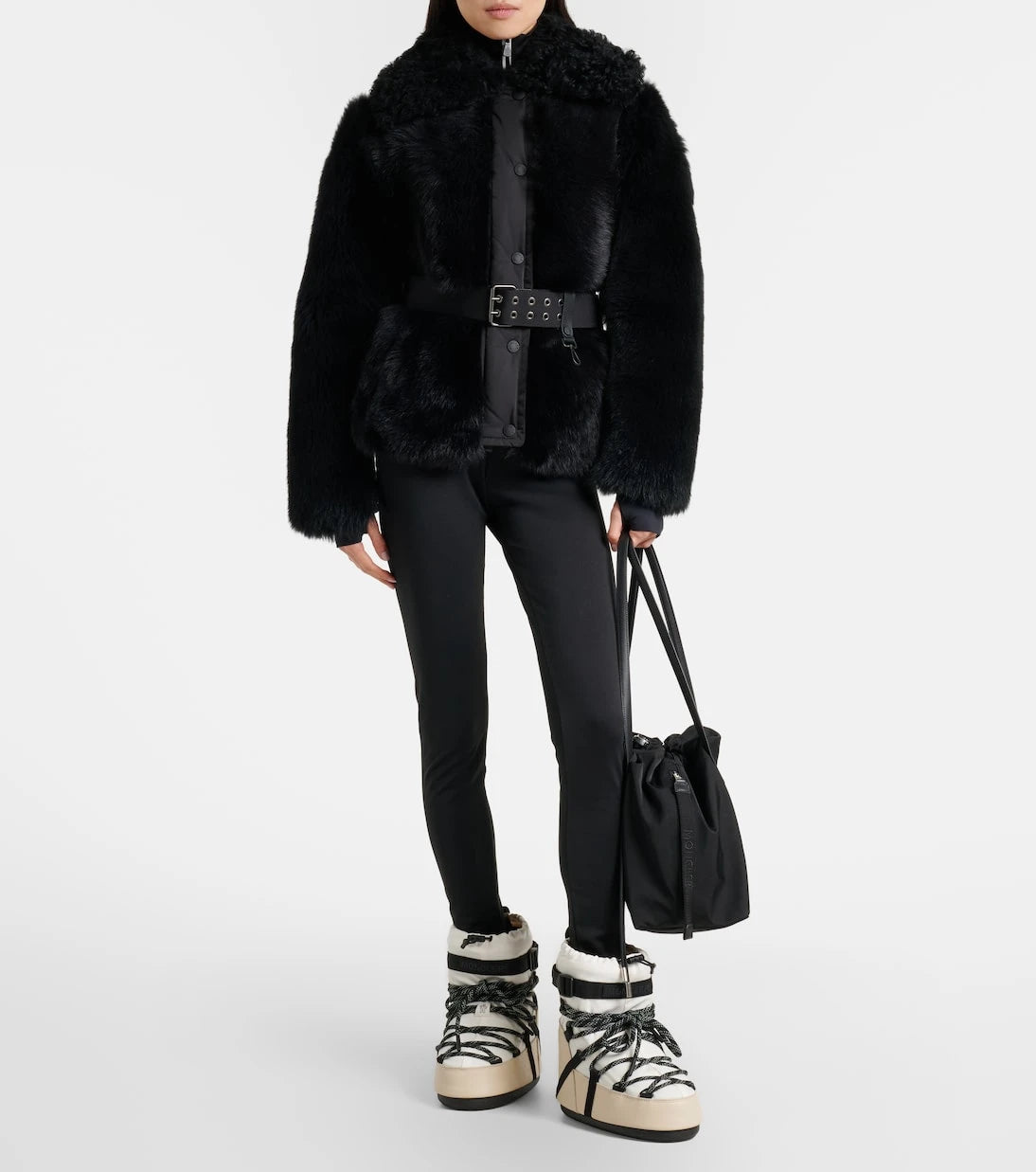 Moncler Grenoble - Valdivian shearling down jacket