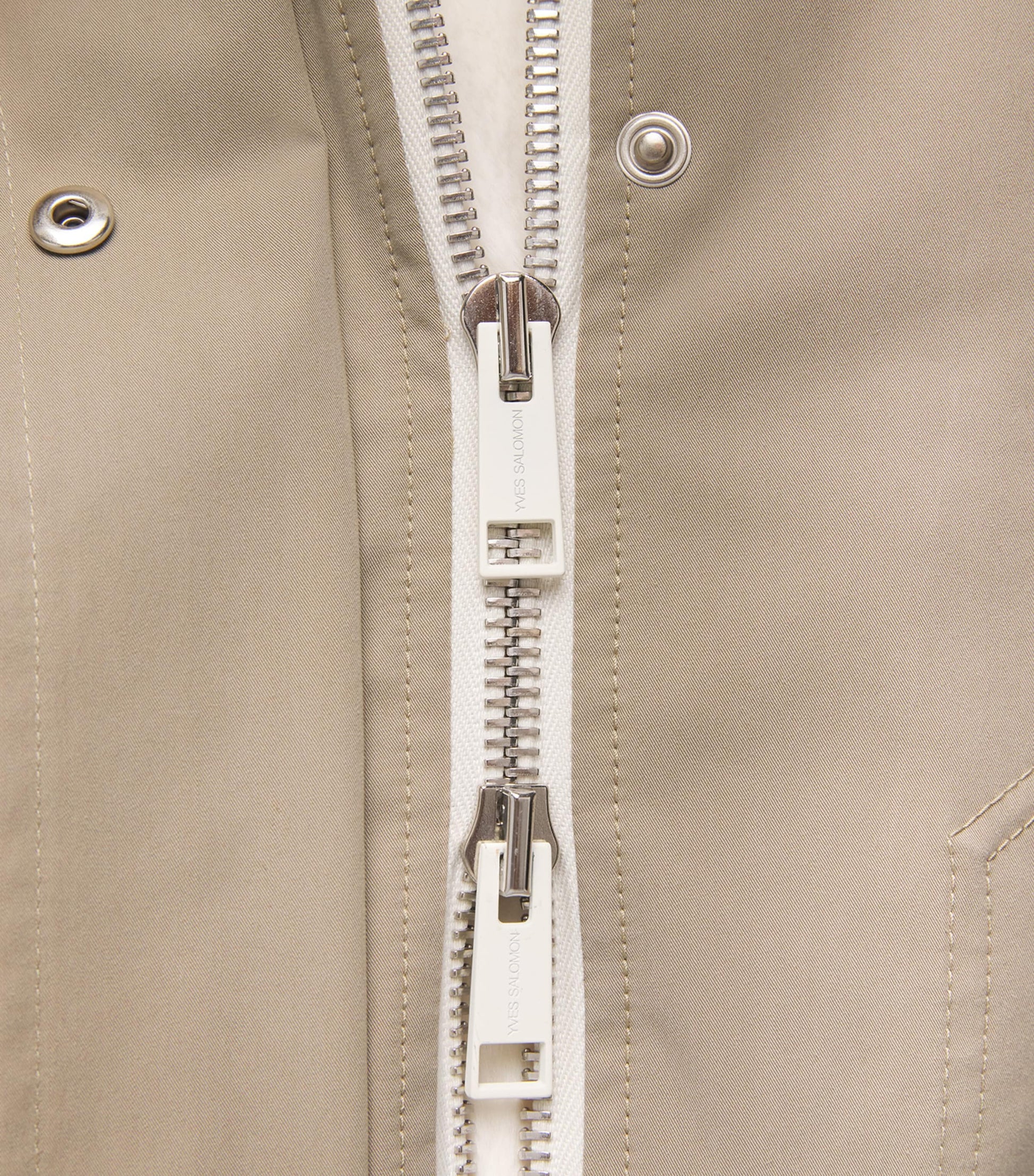 Yves Salomon Yellow Waterproof Fur-Trim Parka Coat