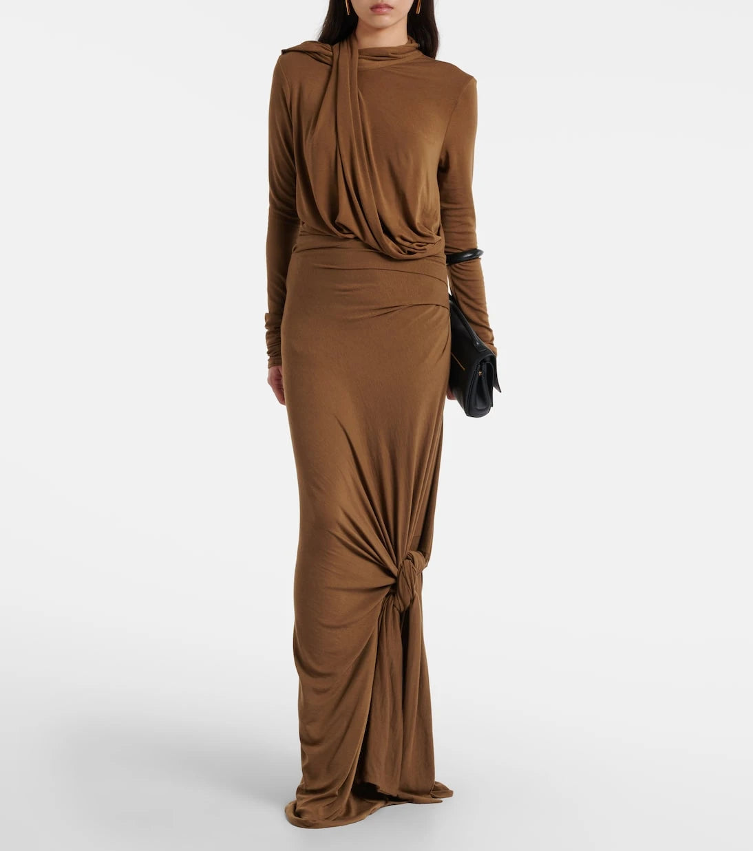 Entire Studios - Draped jersey top