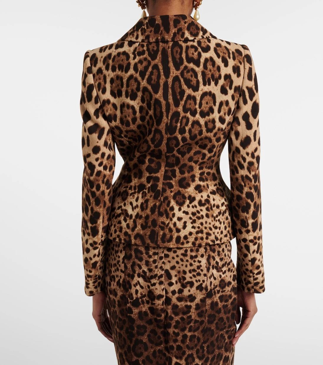 Dolce&Gabbana - Leopard-print wool crêpe jacket