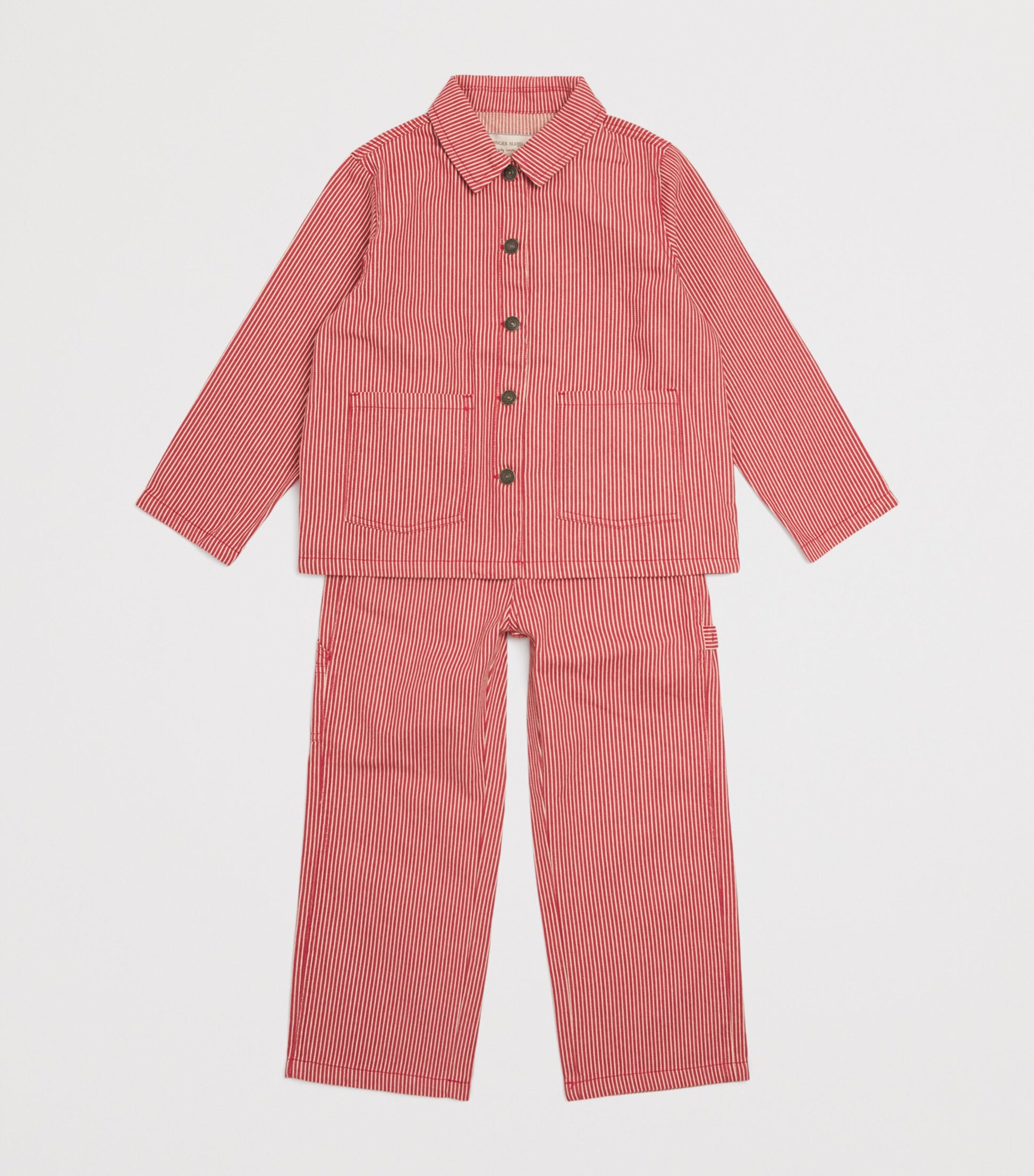 Organic Cotton Stripe Luc Trousers (18 Months-4 Years)