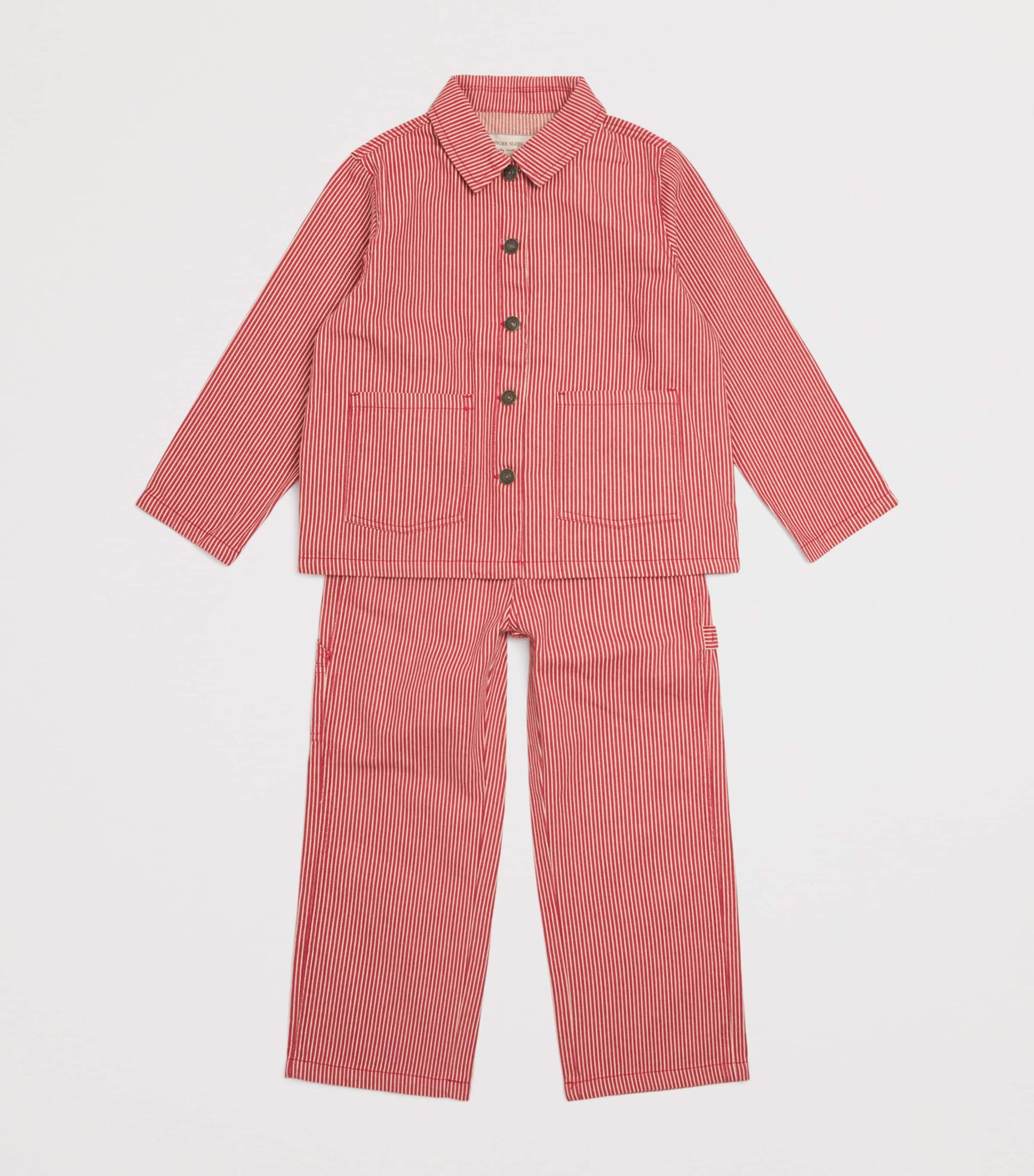 Organic Cotton Stripe Luc Trousers (18 Months-4 Years)