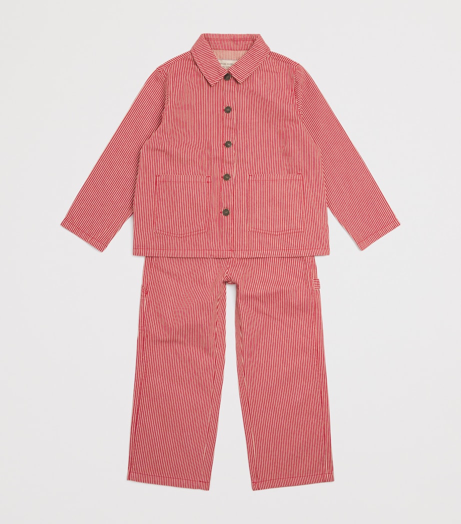 Organic Cotton Stripe Luc Trousers (5-10 Years)