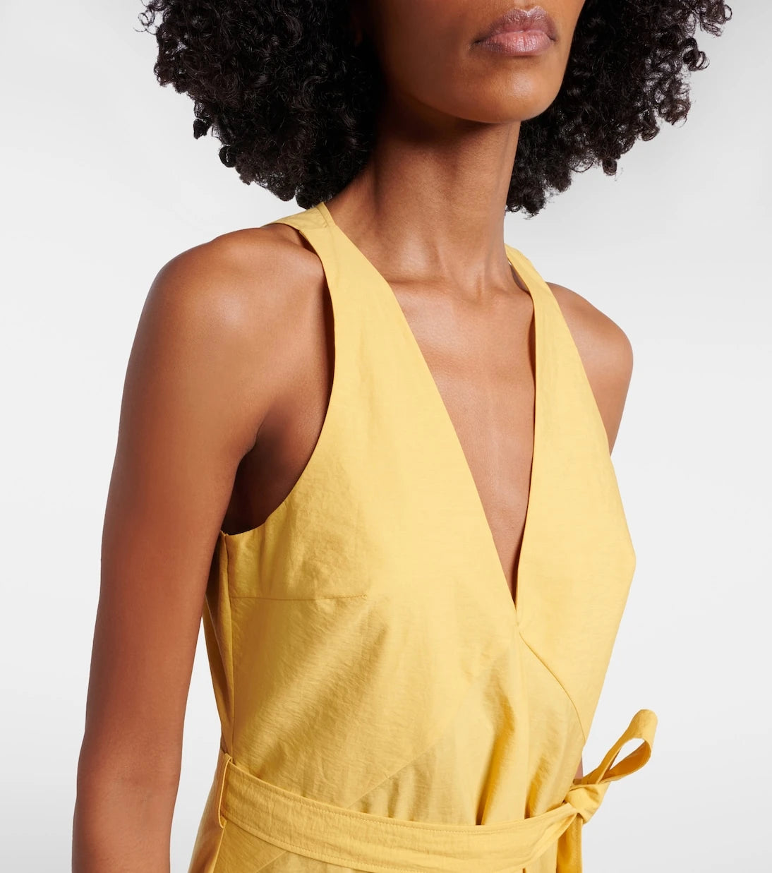 Brunello Cucinelli - Belted cotton-blend maxi dress