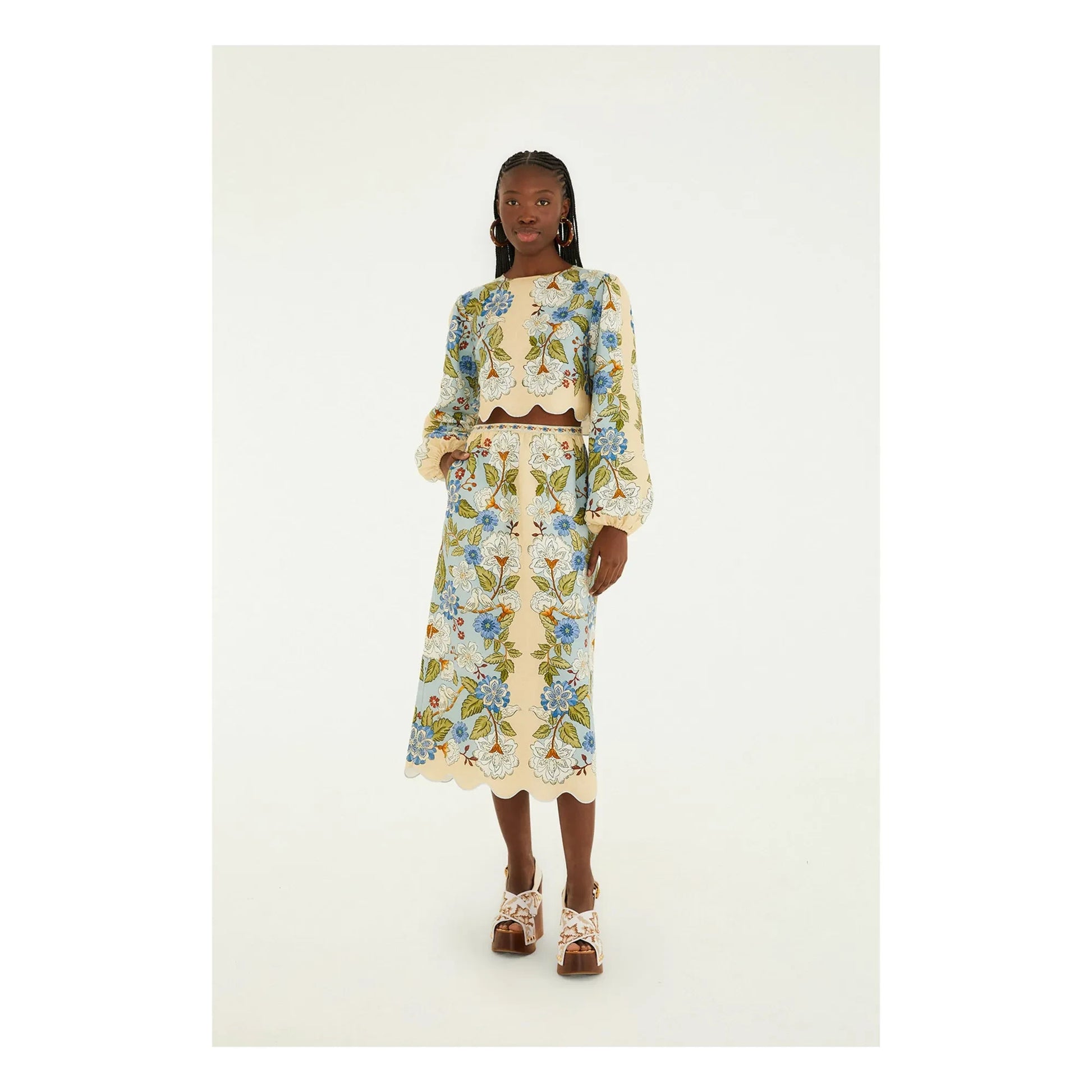 Farm Rio - Blouse Garden Linen | Sand