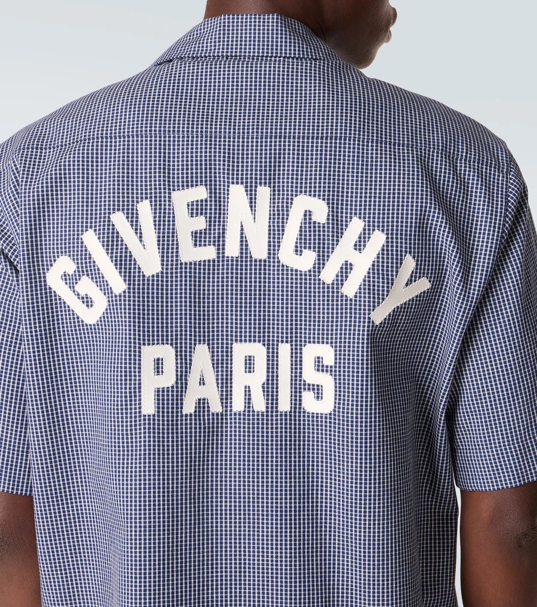 Givenchy - Checked cotton bowling shirt