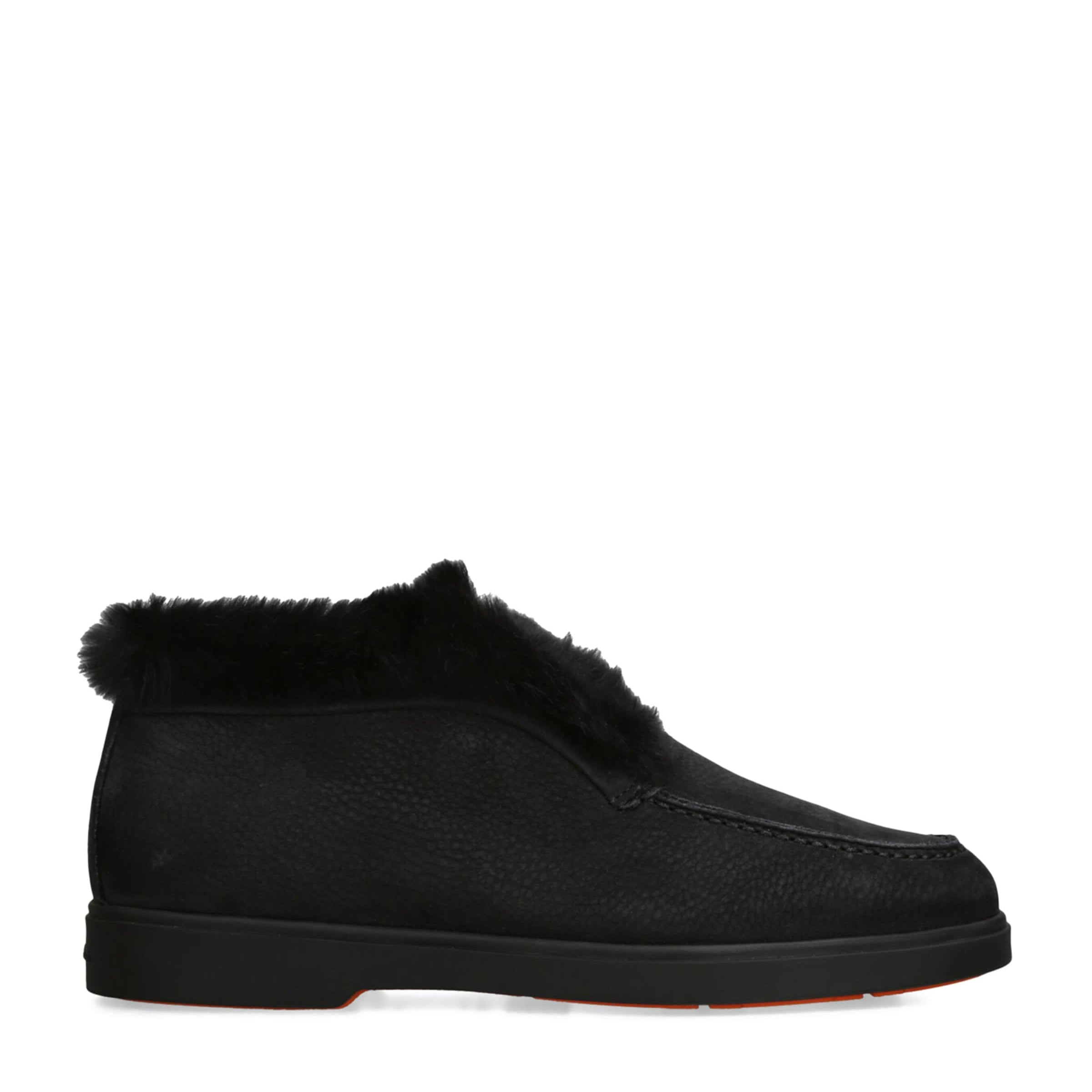Black Suede Hadeel Ankle Boots