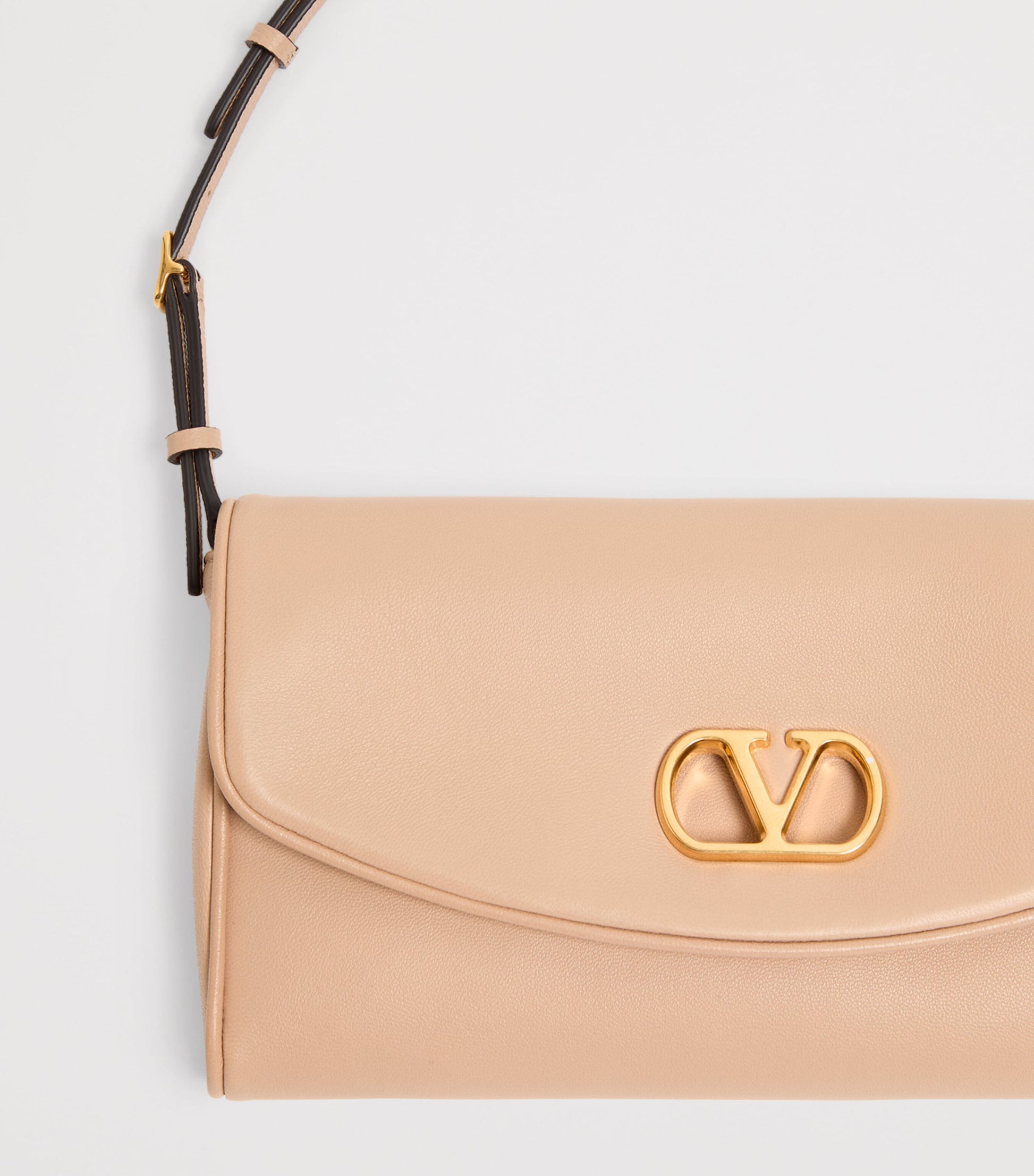 Small Leather DeVain Shoulder Bag