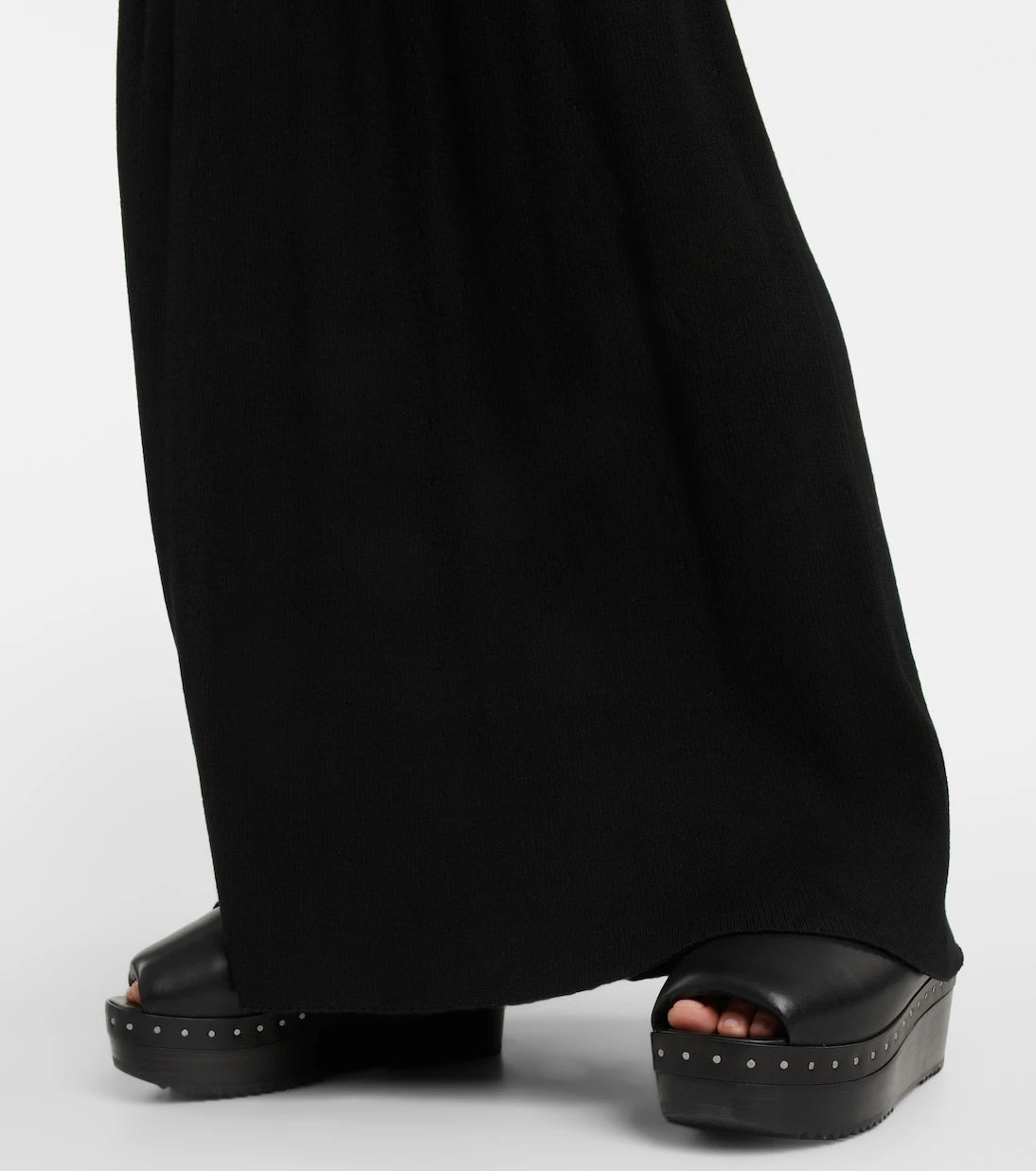 Rick Owens - Padded leather platform sandals