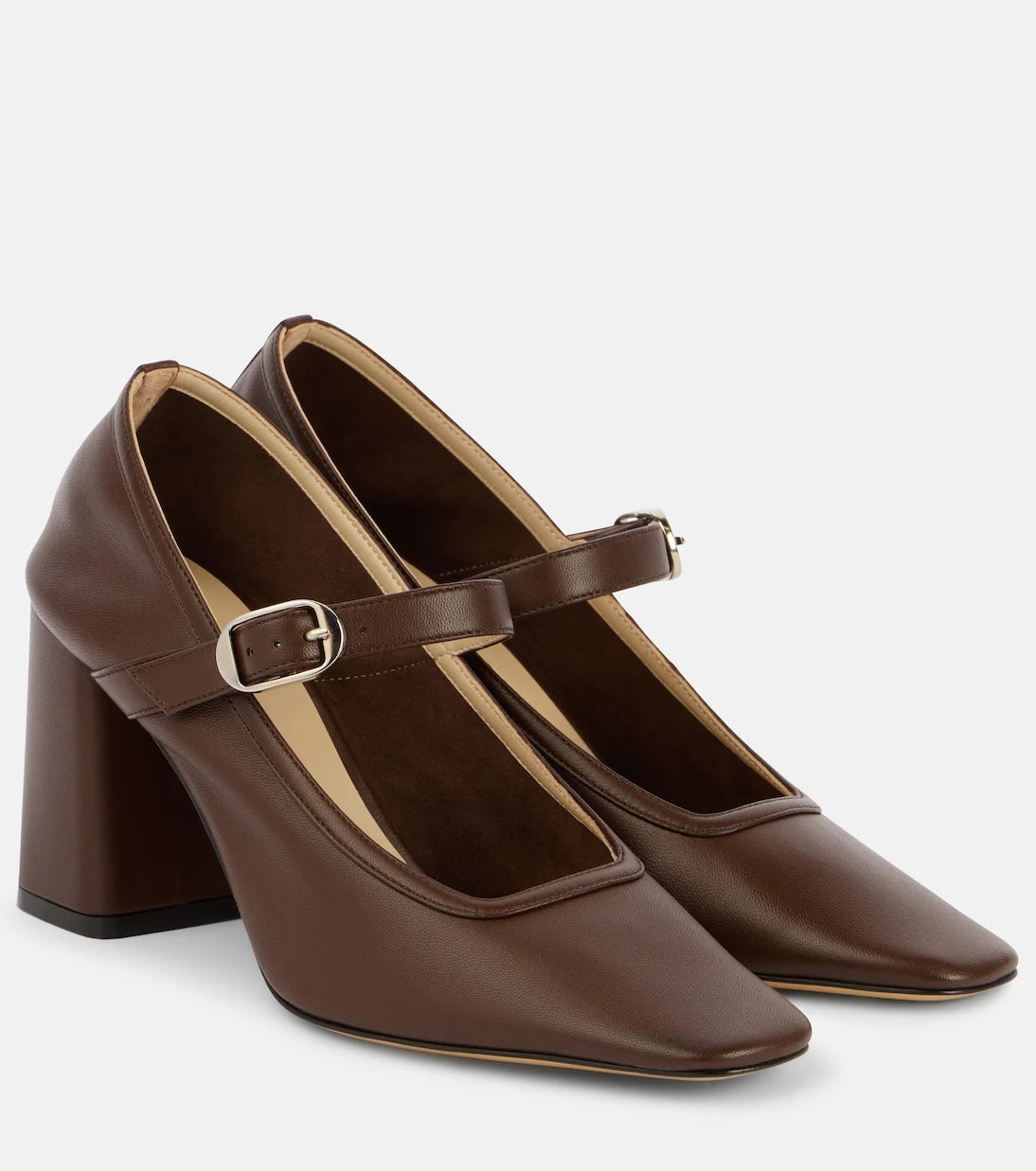 Le Monde Béryl - 80 leather Mary Jane pumps