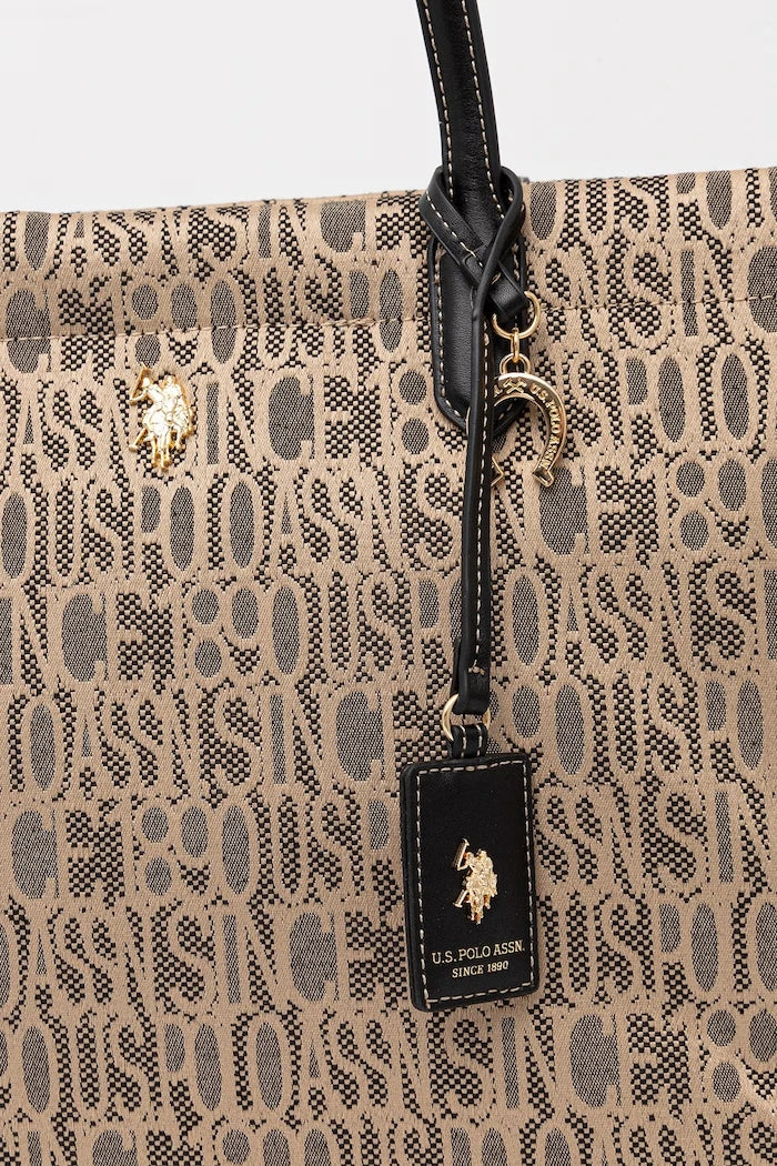 U.S. Polo Assn. Kadın Shopper Çanta JACQUARD