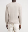 Rag & Bone Beige Cashmere Ribbed Sweater
