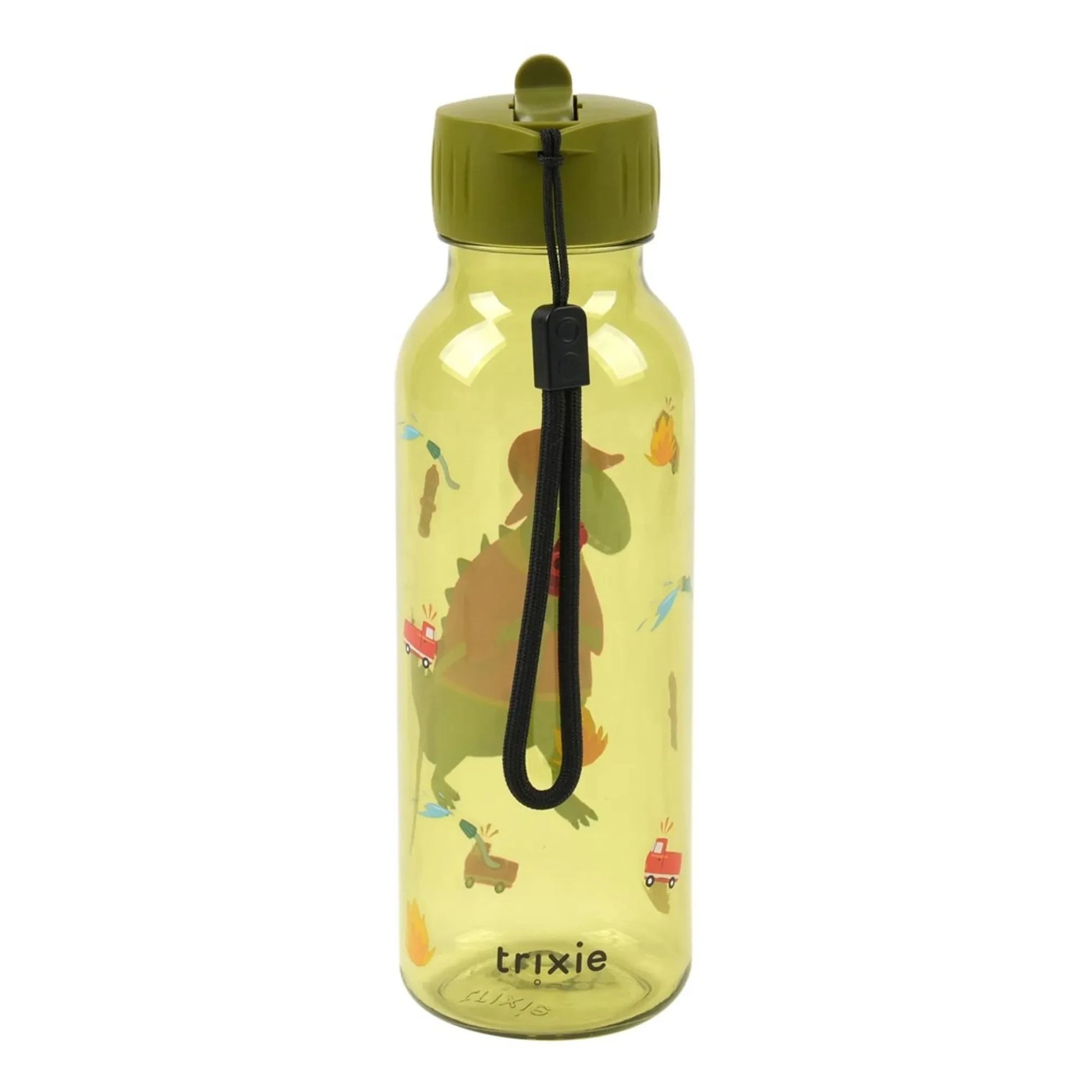 Trixie - Tritan™ Flask 500ml Fireman Mr. Dino | Green