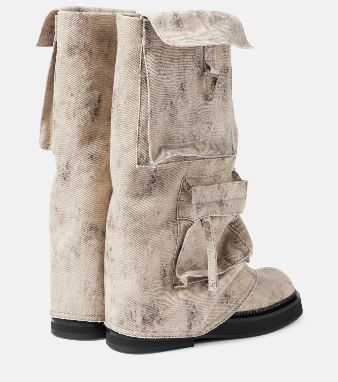 The Attico - Robin canvas combat boots
