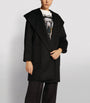 Max Mara Black Rialto Hooded Coat