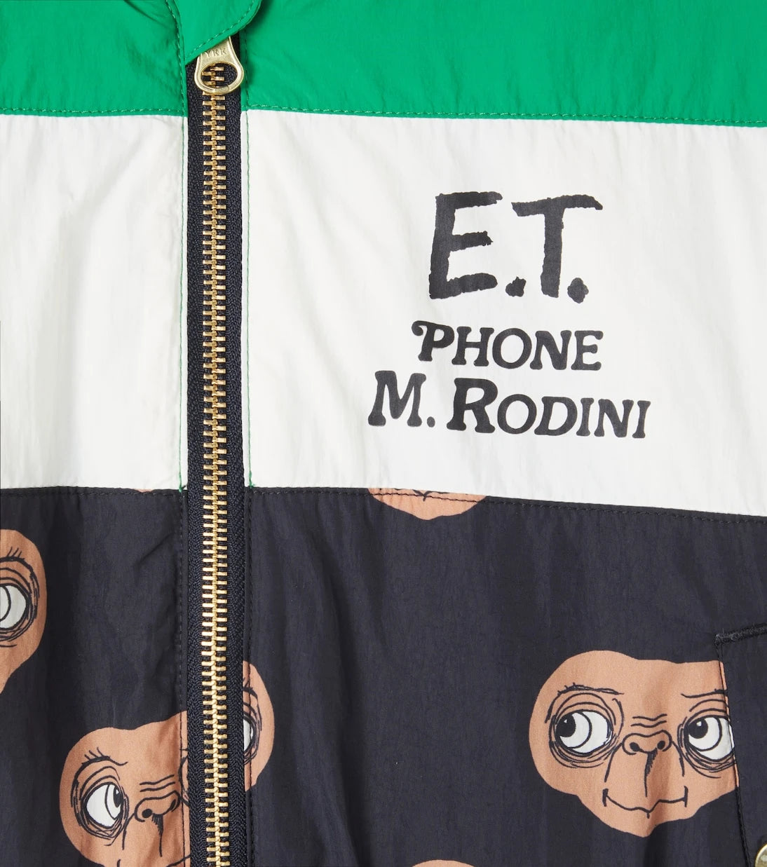 Mini Rodini - جاكيت فريستي بألوان متداخلة بنمط E.T.