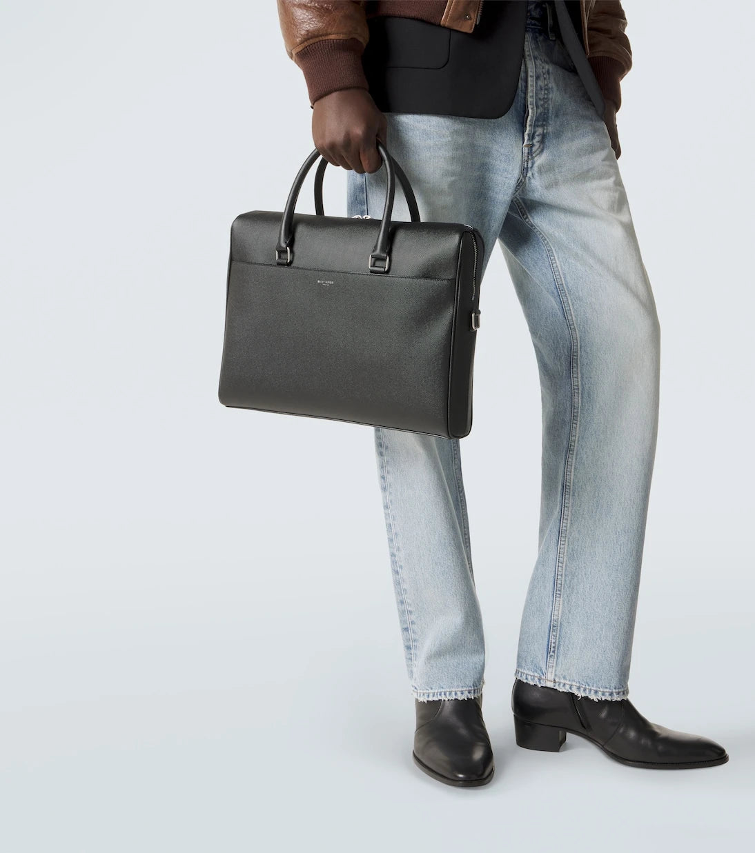 Saint Laurent - Duffle leather briefcase