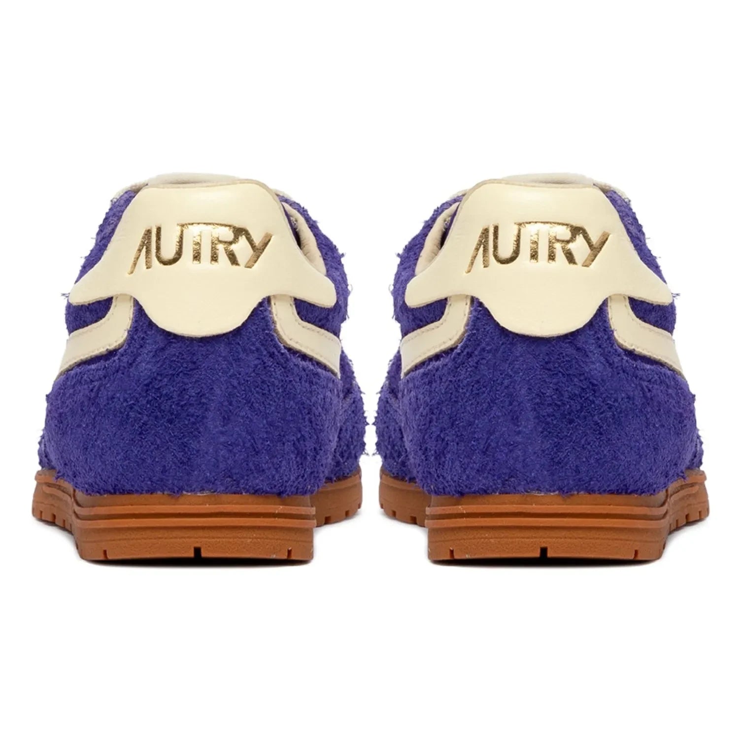 Autry - Windspin Low Two-tone Suede and Leather Sneakers | Purple