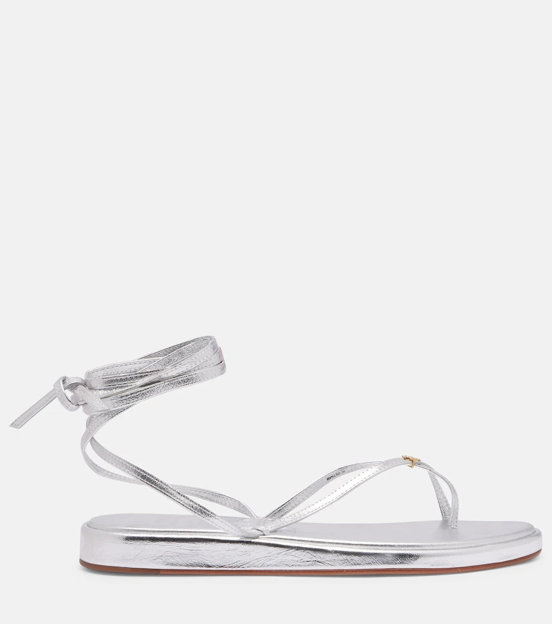 Tory Burch - Capri metallic leather thong sandals